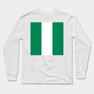 Nigeria Flag Long Sleeve T-Shirt